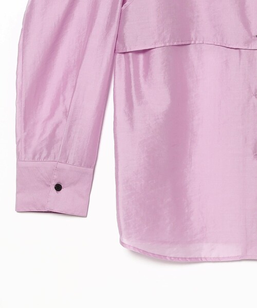 Ray BEAMS（レイビームス）の「シアー レイヤード シャツ（シャツ/ブラウス・レディース・ピンク/ホワイト系その他6・ONE SIZE）」の22枚目の写真