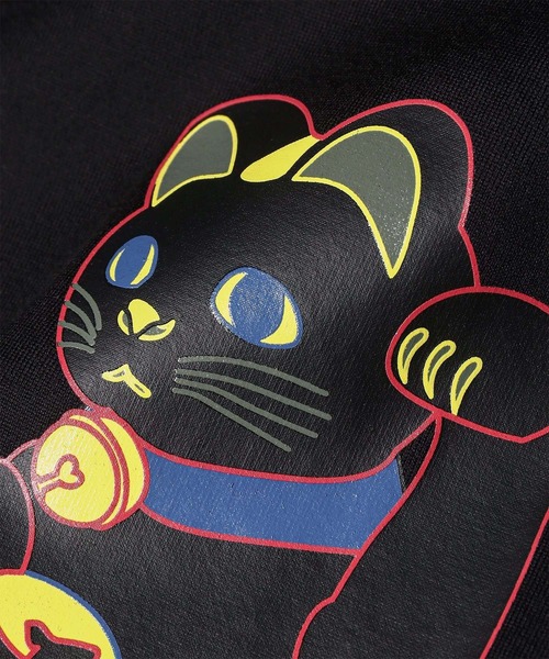 PS Paul Smith(ピーエスポールスミス)の「"Manekineko" Tシャツ / 162551 220X(Tシャツ/カットソー・メンズ・ブラック/オフホワイト・SMALL/LARGE/XX-LARGE/X-LARGE/MEDIUM)」の8枚目の写真