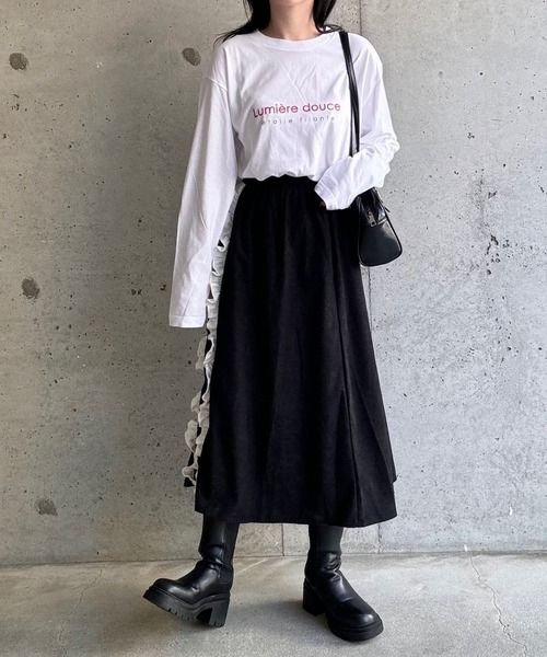 etta(エタ)の「ロゴアソートプリントロンT/長袖Tシャツ(Tシャツ/カットソー・レディース・ホワイト・MEDIUM/LARGE/SMALL/X-LARGE)」の8枚目の写真
