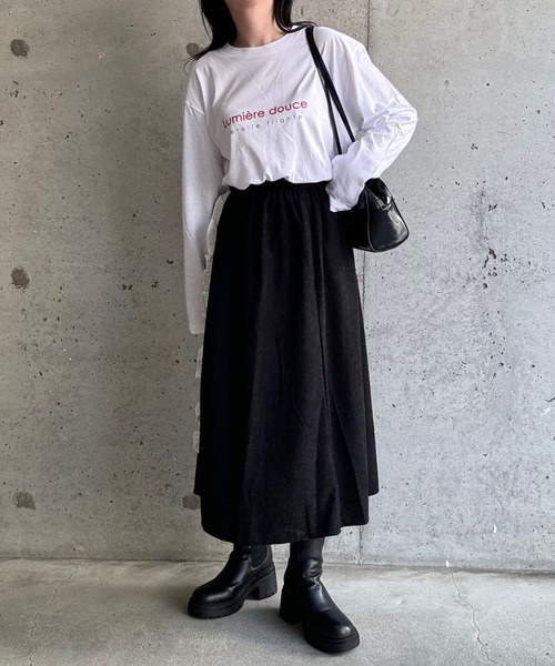 etta(エタ)の「ロゴアソートプリントロンT/長袖Tシャツ(Tシャツ/カットソー・レディース・ホワイト・MEDIUM/LARGE/SMALL/X-LARGE)」の10枚目の写真