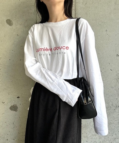 etta(エタ)の「ロゴアソートプリントロンT/長袖Tシャツ(Tシャツ/カットソー・レディース・ホワイト・MEDIUM/LARGE/SMALL/X-LARGE)」の11枚目の写真