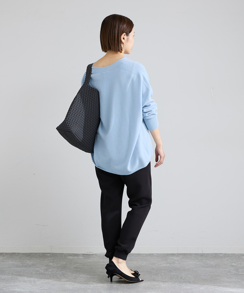 IENA（イエナ）の「イージージョガーパンツ（スウェットパンツ・レディース・ブラック/ホワイト・36/38）」の22枚目の写真