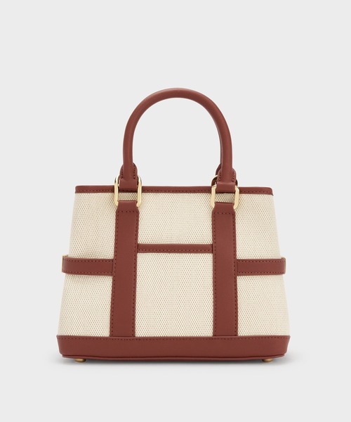 CHARLES & KEITH ミニスコッティー キャンバストートバッグ CHARLES & KEITH（チャールズ & キース）の「Scottie ミニスコッティー