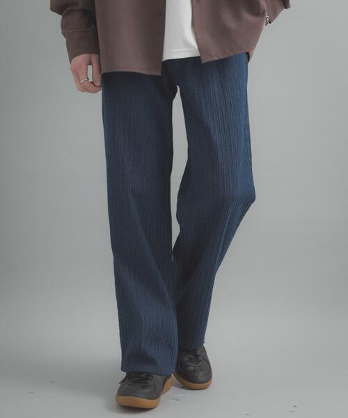 SENSE OF PLACE by URBAN RESEARCH（センスオブプレイスバイアーバンリサーチ）の「ジャガードデニムストレートパンツ（その他パンツ・メンズ・ブラック/インディゴブルー・LARGE/MEDIUM）」の15枚目の写真