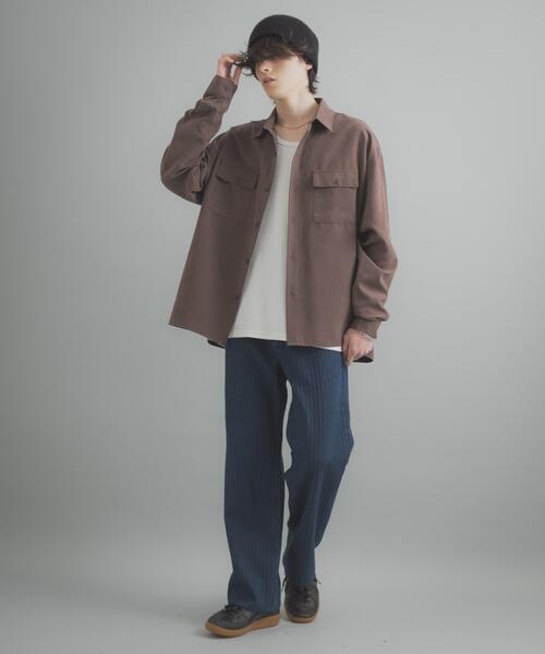 SENSE OF PLACE by URBAN RESEARCH（センスオブプレイスバイアーバンリサーチ）の「ジャガードデニムストレートパンツ（その他パンツ・メンズ・ブラック/インディゴブルー・LARGE/MEDIUM）」の20枚目の写真