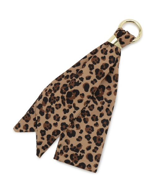 SHOO・LA・RUE（シューラルー）の「スカーフリング付きチャーム（チャーム・レディース・ブラウン系1/アイボリー系/ブラック系/イエロー系/ベージュ系・00）」の3枚目の写真