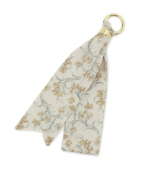 SHOO・LA・RUE（シューラルー）の「スカーフリング付きチャーム（チャーム・レディース・ブラウン系1/アイボリー系/ブラック系/イエロー系/ベージュ系・00）」の5枚目の写真