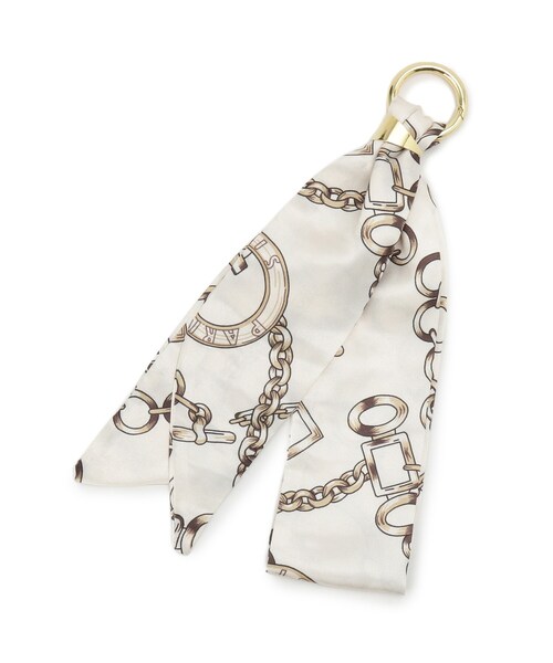 SHOO・LA・RUE（シューラルー）の「スカーフリング付きチャーム（チャーム・レディース・ブラウン系1/アイボリー系/ブラック系/イエロー系/ベージュ系・00）」の6枚目の写真