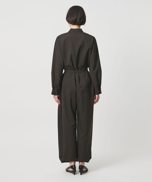 UNITED ARROWS（ユナイテッドアローズ）の「シャツ オールインワン ‐ウォッシャブル‐（つなぎ/オールインワン・レディース・ネイビー/ダークブラウン・38/36）」の15枚目の写真