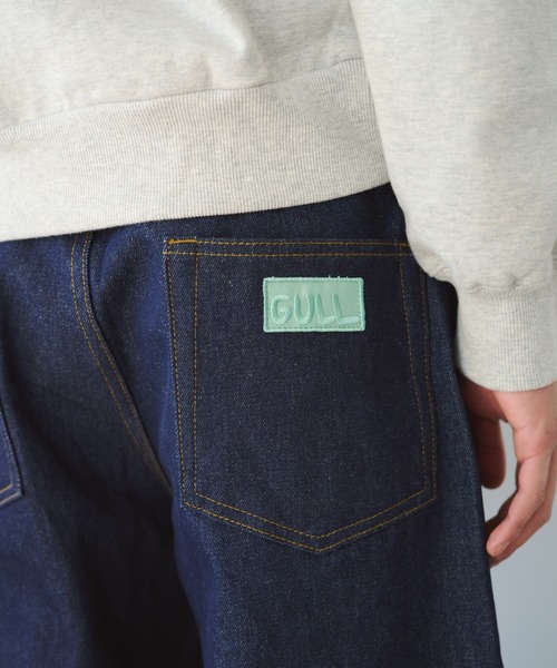 common gull products.（コモンガルプロダクツ）の「リズミカルなデニム（デニムパンツ・レディース・サックスブルー/インディゴブルー/ネイビー・SMALL/MEDIUM/LARGE）」の19枚目の写真