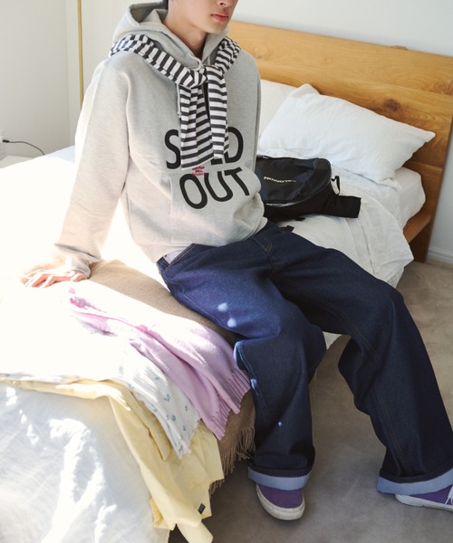 common gull products.（コモンガルプロダクツ）の「リズミカルなデニム（デニムパンツ・レディース・サックスブルー/インディゴブルー/ネイビー・SMALL/MEDIUM/LARGE）」の11枚目の写真