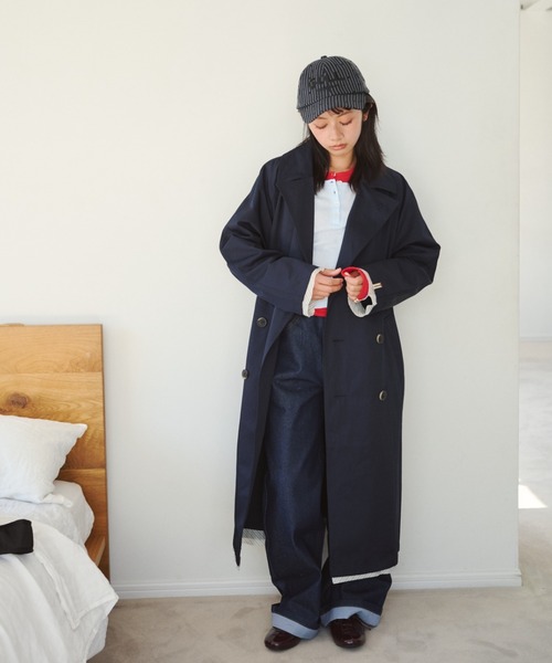 common gull products.（コモンガルプロダクツ）の「リズミカルなデニム（デニムパンツ・レディース・サックスブルー/インディゴブルー/ネイビー・SMALL/MEDIUM/LARGE）」の9枚目の写真