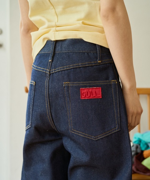 common gull products.（コモンガルプロダクツ）の「リズミカルなデニム（デニムパンツ・レディース・サックスブルー/インディゴブルー/ネイビー/ブルー系その他2/ブルー系その他・SMALL/MEDIUM/LARGE）」の19枚目の写真
