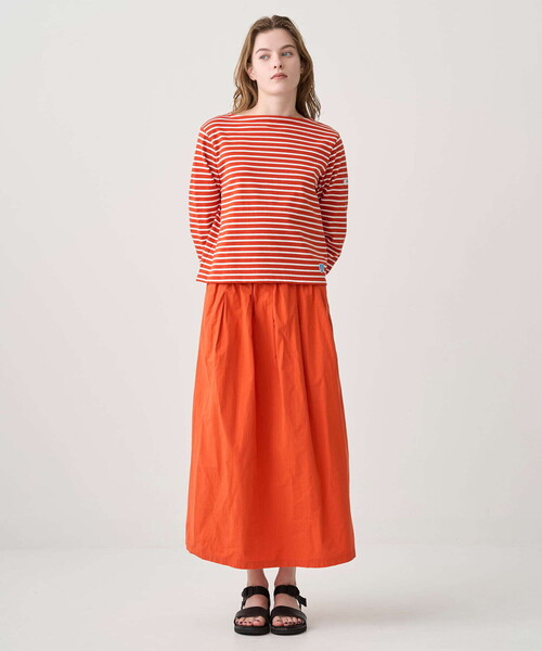 ORCIVAL(オーシバル)の「ORCIVAL | コットンロード ボートネック クロップドバスクTシャツ WOMEN(Tシャツ/カットソー・レディース・ホワイト系その他5/ブルー系その他5/レッド系その他・2/1)」の16枚目の写真