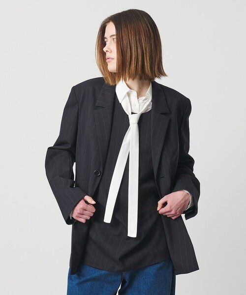 AEWEN MATOPH＞パワーショルダー 2B ジャケット（テーラードジャケット