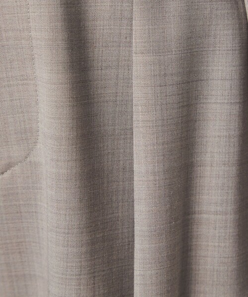 green label relaxing（グリーンレーベルリラクシング）の「［size SHORT/TALLあり］Daily Chic コンフィ― ワイド パンツ（スラックス・レディース・ライトブルー/ライトグレー/ブラウン/ダークグレー・SHORT/36/38/40/TALL）」の6枚目の写真