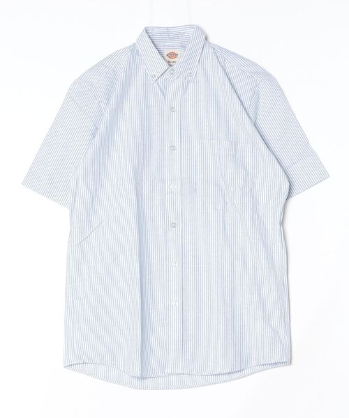 Dickies(ディッキーズ)の「【T16】【Dickies/ディッキーズ】BUTTON-DOWN OXFORD SHORT SLEEVE SHIRT DK4(シャツ/ブラウス・メンズ・サックスブルー/ブルー/ホワイト/その他1・14.5)」の4枚目の写真