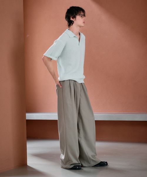 Adoon plain（アドーンプレーン）の「High Density Gabardine 2-Tuck