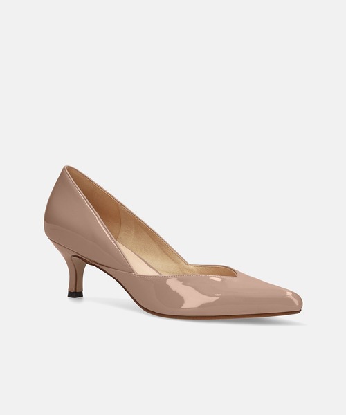 MAMIAN(マミアン)の「ポインテッドトゥ Vカット 切り替えパンプス (5.0cmヒール)(パンプス・レディース・シルバー/ベージュ/ブラック・23.0cm/23.5cm/24.0cm/24.5cm/22.5cm/25.0cm)」の15枚目の写真