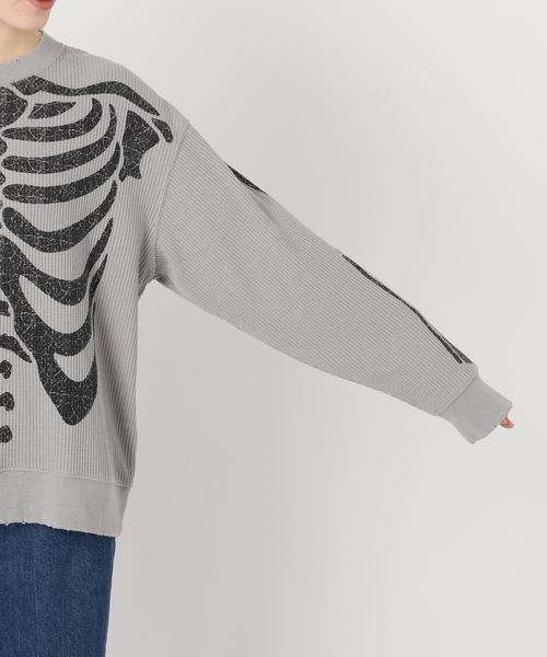 SCREEN STARS（スクリーンスターズ）の「SCREEN STARS 別注 グラインダーワッフル ロンTEE / SCREEN STRAS EX WAFFLE L/S（Tシャツ/カットソー・メンズ・ブラック/グレー/オレンジ・MEDIUM/LARGE）」の8枚目の写真