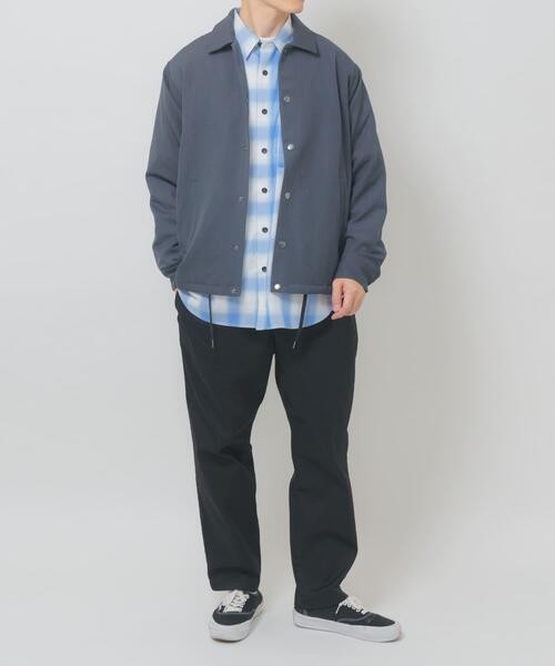 ITEMS URBANRESEARCH(アイテムズ アーバンリサーチ)の「ハイストレッチリラックスパンツ(その他パンツ・メンズ・ブラック/カーキ/ベージュ/インディゴブルー・LARGE/SMALL/MEDIUM)」の14枚目の写真