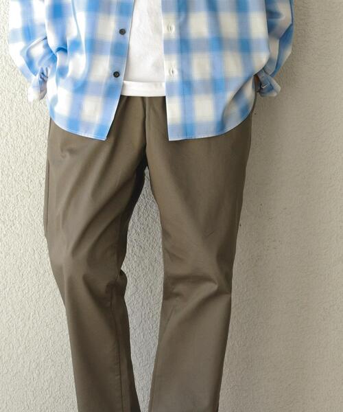 ITEMS URBANRESEARCH(アイテムズ アーバンリサーチ)の「ハイストレッチリラックスパンツ(その他パンツ・メンズ・ブラック/カーキ/ベージュ/インディゴブルー・LARGE/SMALL/MEDIUM)」の7枚目の写真