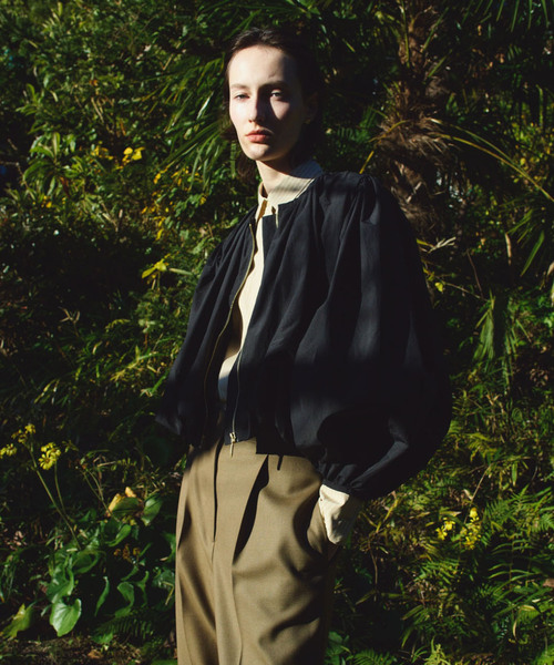 VERMEIL par iena（ヴェルメイユパーイエナ）の「Psophia ソフィア ジャケット 212JKT2642（ノーカラージャケット・レディース・ブラック・SMALL/MEDIUM）」の5枚目の写真