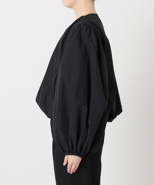 VERMEIL par iena（ヴェルメイユパーイエナ）の「Psophia ソフィア ジャケット 212JKT2642（ノーカラージャケット・レディース・ブラック・SMALL/MEDIUM）」の8枚目の写真