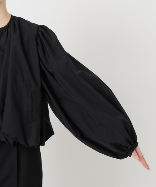 VERMEIL par iena（ヴェルメイユパーイエナ）の「Psophia ソフィア ジャケット 212JKT2642（ノーカラージャケット・レディース・ブラック・SMALL/MEDIUM）」の11枚目の写真