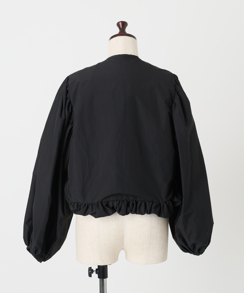 VERMEIL par iena（ヴェルメイユパーイエナ）の「Psophia ソフィア ジャケット 212JKT2642（ノーカラージャケット・レディース・ブラック・SMALL/MEDIUM）」の15枚目の写真