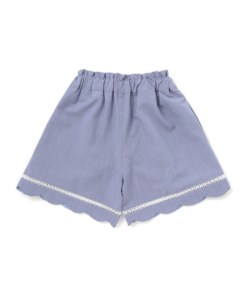 BeBe Petits Pois Vert(ベベプチポワヴェール)の「【店舗限定】裾はしごレースキュロット(その他パンツ・キッズ・パープル/ブルー・130cm/110cm/120cm/160cm/150cm/140cm)」の8枚目の写真