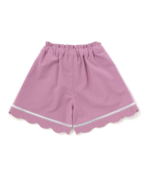 BeBe Petits Pois Vert(ベベプチポワヴェール)の「【店舗限定】裾はしごレースキュロット(その他パンツ・キッズ・パープル/ブルー・130cm/110cm/120cm/160cm/150cm/140cm)」の10枚目の写真