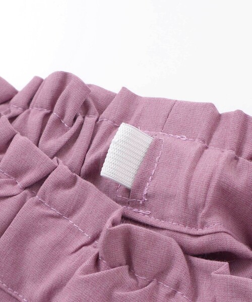 BeBe Petits Pois Vert(ベベプチポワヴェール)の「【店舗限定】裾はしごレースキュロット(その他パンツ・キッズ・パープル/ブルー・130cm/110cm/120cm/160cm/150cm/140cm)」の16枚目の写真