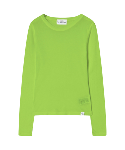 THE GREEN LAB（ザグリーンラボ）の「ソフトテンセルエアリー ロングスリーブ [ライトグリーン]（Tシャツ/カットソー・レディース・その他・FREE）」の22枚目の写真