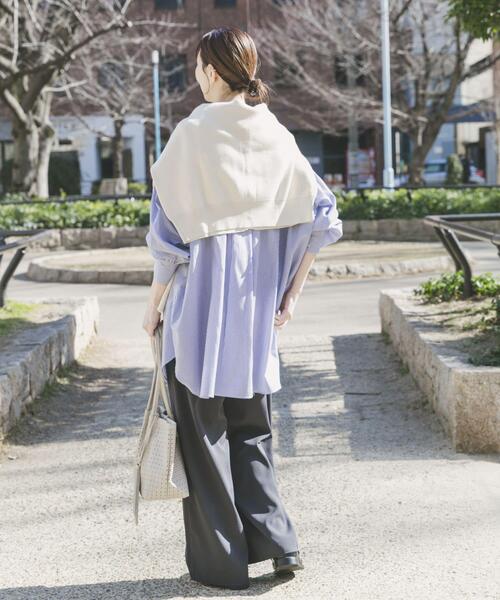 ITEMS URBANRESEARCH(アイテムズ アーバンリサーチ)の「ボイルボリュームチュニック(シャツ/ブラウス・レディース・ブルー系その他/ホワイト/ブラック系その他・FREE)」の9枚目の写真