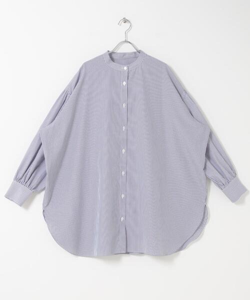 ITEMS URBANRESEARCH(アイテムズ アーバンリサーチ)の「ボイルボリュームチュニック(シャツ/ブラウス・レディース・ブルー系その他/ホワイト/ブラック系その他・FREE)」の10枚目の写真