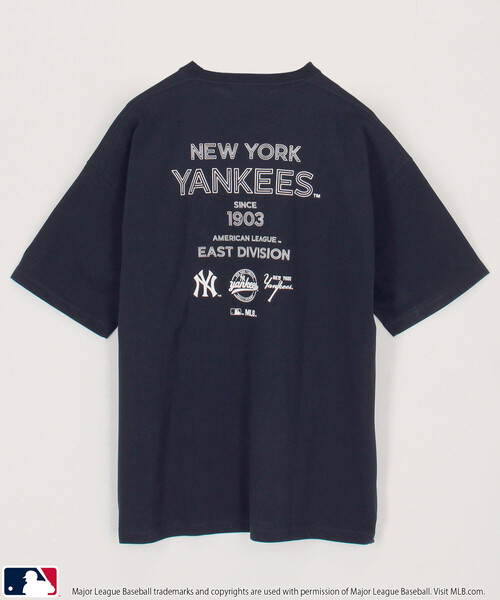 PUBLUX（パブリュクス）の「PUBLUX/パブリュクス ＜機能性素材＞別注MLB タイポグラフィ ロゴTシャツ　限定展開（Tシャツ/カットソー・メンズ・ネイビー/ブラック/ブルー/グレー/オフホワイト/ブラウン・LARGE/MEDIUM/SMALL）」の13枚目の写真
