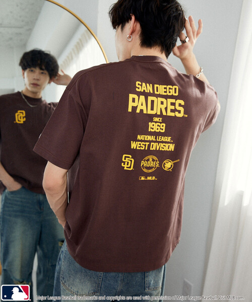 PUBLUX（パブリュクス）の「PUBLUX/パブリュクス ＜機能性素材＞別注MLB タイポグラフィ ロゴTシャツ　限定展開（Tシャツ/カットソー・メンズ・ネイビー/ブラック/ブルー/グレー/オフホワイト/ブラウン・LARGE/MEDIUM/SMALL）」の20枚目の写真