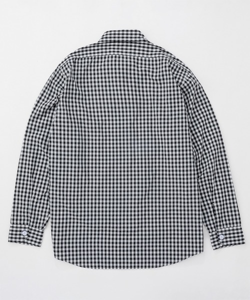 KAVU(カブー)の「KAVU/カブー Gingham Work Shirts/ギンガムワークシャツ(シャツ/ブラウス・メンズ・ブルー/ブラック/パープル・LARGE/MEDIUM)」の4枚目の写真