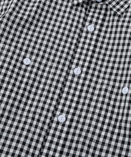 KAVU(カブー)の「KAVU/カブー Gingham Work Shirts/ギンガムワークシャツ(シャツ/ブラウス・メンズ・ブルー/ブラック/パープル・LARGE/MEDIUM)」の6枚目の写真