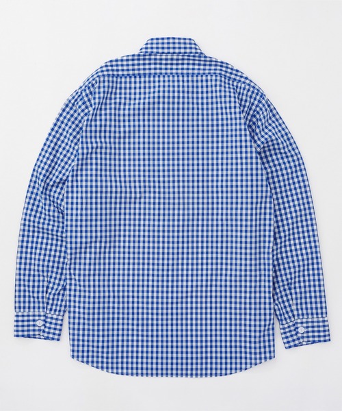 KAVU(カブー)の「KAVU/カブー Gingham Work Shirts/ギンガムワークシャツ(シャツ/ブラウス・メンズ・ブルー/ブラック/パープル・LARGE/MEDIUM)」の7枚目の写真