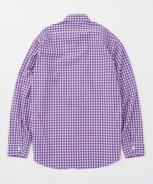 KAVU(カブー)の「KAVU/カブー Gingham Work Shirts/ギンガムワークシャツ(シャツ/ブラウス・メンズ・ブルー/ブラック/パープル・LARGE/MEDIUM)」の10枚目の写真