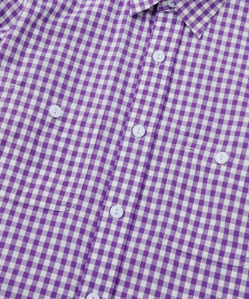 KAVU(カブー)の「KAVU/カブー Gingham Work Shirts/ギンガムワークシャツ(シャツ/ブラウス・メンズ・ブルー/ブラック/パープル・LARGE/MEDIUM)」の12枚目の写真