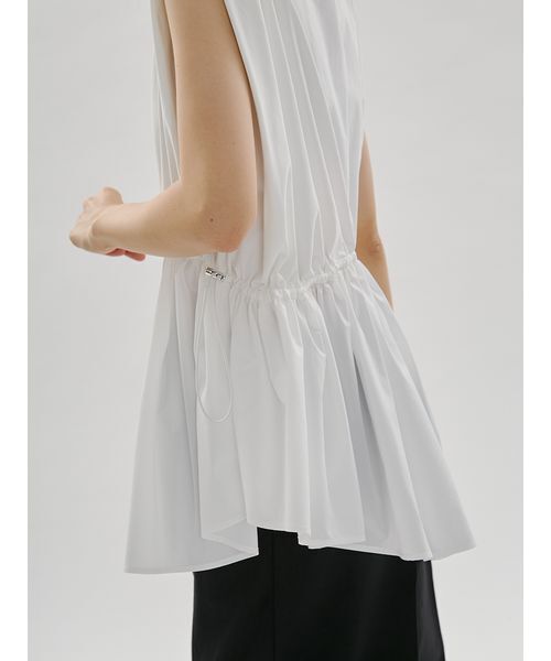 emmi(エミ)の「フレアドッキングカットソー(Tシャツ/カットソー・レディース・ホワイト/ネイビー/ライトブルー・F)」の8枚目の写真