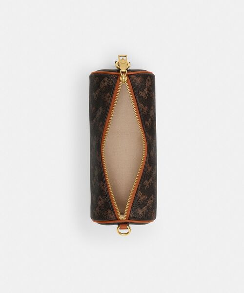 COACH(コーチ)の「バレル バッグ・ホース アンド キャリッジ プリント(ショルダーバッグ・レディース・ブラウン系その他・ONE)」の5枚目の写真