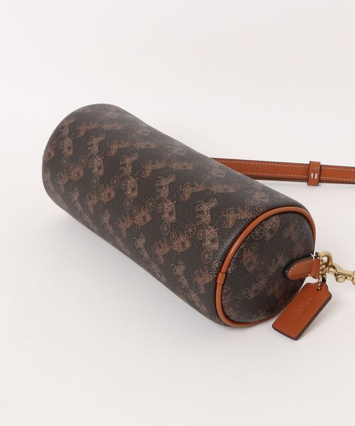 COACH(コーチ)の「バレル バッグ・ホース アンド キャリッジ プリント(ショルダーバッグ・レディース・ブラウン系その他・ONE)」の10枚目の写真