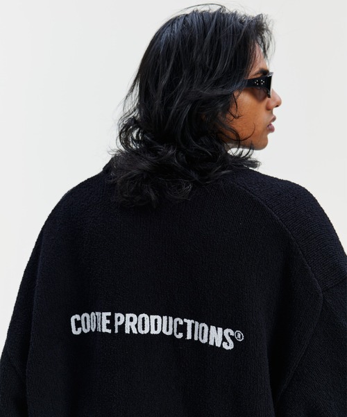 COOTIE PRODUCTIONS（クーティープロダクションズ）の「N/C Boucle Knit Cardigan（カーディガン/ボレロ・メンズ・ブラック・SMALL/LARGE/MEDIUM）」の3枚目の写真