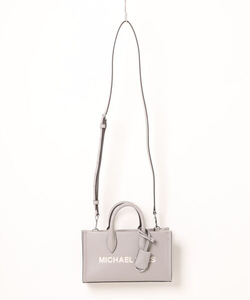 MICHAEL KORS(マイケルコース)の「MIRELLA SM EW TZ XBODY Crossbody(ショルダーバッグ・レディース・グレー系・FREE)」の1枚目の写真