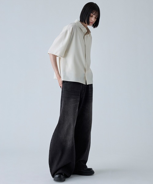 VELNUS(ベルナス)の「【VELNUS】〈Easy Care & UV Protection〉Cropped Short Sleeve Regular Collar Shirt/〈イージーケア・UVカット〉クロップドショートスリーブレギュラーカラーシャツ(シャツ/ブラウス・メンズ・ネイビー/ナチュラル・S/M/L)」の16枚目の写真