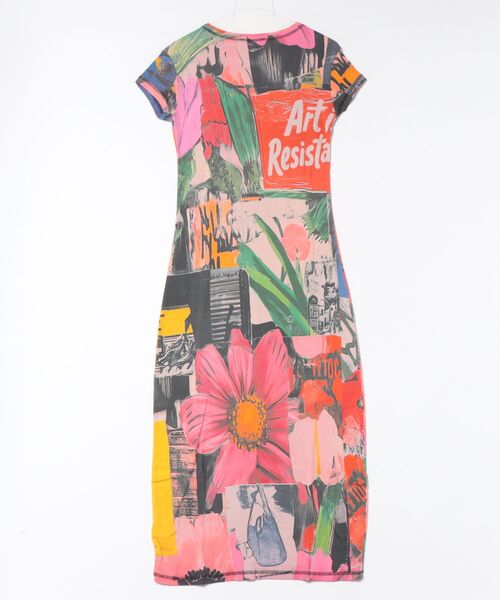 Desigual（デシグアル）の「アートコラージュワンピース（ワンピース・レディース・レッド・S/XL/M/L/XS）」の2枚目の写真